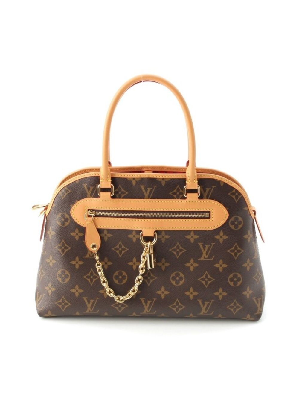 Louis Vuitton Monogram Evermore PM Cowhide Leather Chain Handbag 2-Way Shoulder